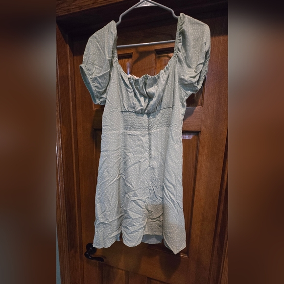 L.A. Hearts, Junior's size Large, Dress, Summer, light green color, Barely worn - Picture 6 of 11